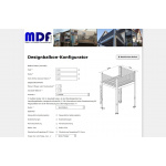 MDF Designbalkon-Konfigurator — Dezember 2018